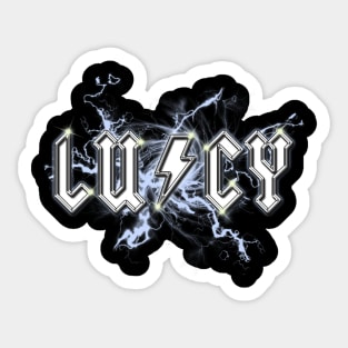 Heavy Metal Lucy Sticker